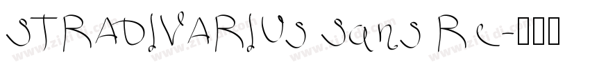 STRADIVARIUs Sans Re字体转换